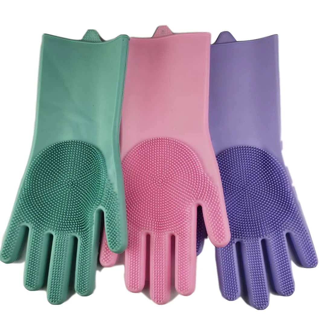 A Pair Magic Silicone Scrubber Rubber Cleaning Gloves Dusting Dish Washing Pet Care Grooming Hair Car Insulated Kitchen Helper
A Pair Magic Silicone Scrubber Rubber Cleaning Gloves Dusting Dish Washing Pet Care Grooming Hair Car Insulated Kitchen Helper