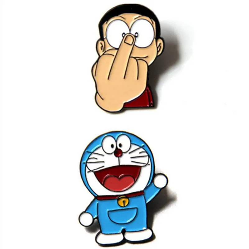 Japan Cartoon anime Doraemon Robot cat Periphery cosplay Accessories brooch Metal drop badge Funny gift
Japan Cartoon anime Doraemon Robot cat Periphery cosplay Accessories brooch Metal drop badge Funny gift