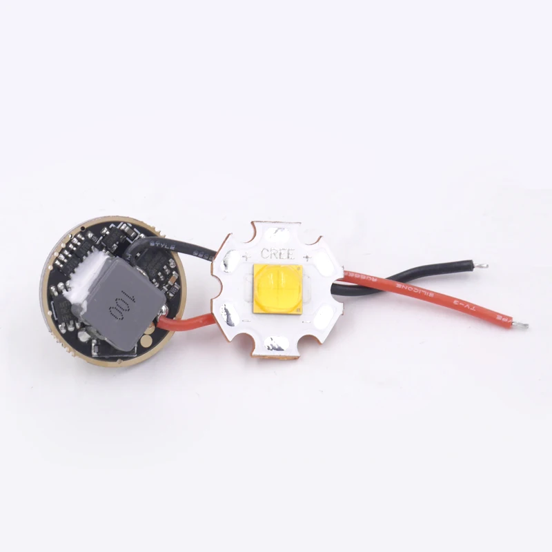 CREE XHP70.2 LED Emitter Mount on 6V 20mm DTP copper board + Cree XHP70.2 6V LED Driver 22MM DC6V-12.6V 2Groups(8modes) Board
CREE XHP70.2 LED Emitter Mount on 6V 20mm DTP copper board + Cree XHP70.2 6V LED Driver 22MM DC6V-12.6V 2Groups(8modes) Board