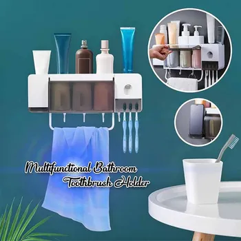 2019 Toothbrush Holder Toothpaste Dispenser Multifunction Bathroom Organizer Accessories Tools Best Selling
2019 Toothbrush Holder Toothpaste Dispenser Multifunction Bathroom Organizer Accessories Tools Best Selling