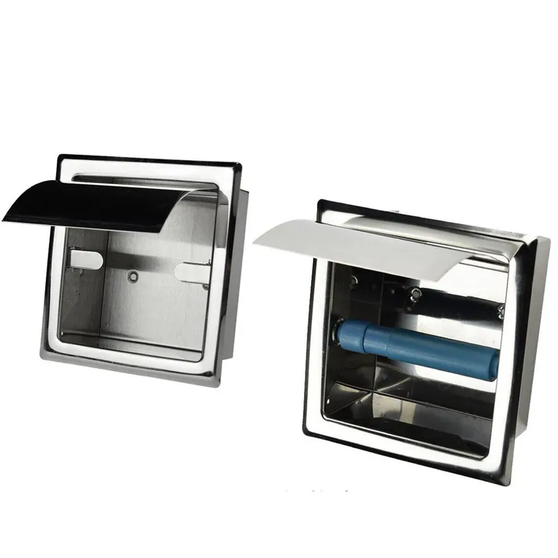 Stainless Steel in-wall Installation Built-in Toilet Tray Concealed Bathroom Tissue Box Hidden Installation Roll Holder
Stainless Steel in-wall Installation Built-in Toilet Tray Concealed Bathroom Tissue Box Hidden Installation Roll Holder