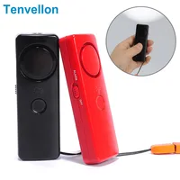 Mini Personal Alarm Emergency Alarm Security Protection Personal Defense Tool with LED Light Lady Self-defense Protector image
