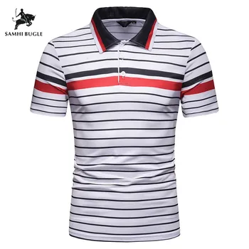 Summer New 2019 Man Polo Shirt Men Stripe Design Business Casual Polos Homme Short Sleeve Men's Polo Shirt High Quality
Summer New 2019 Man Polo Shirt Men Stripe Design Business Casual Polos Homme Short Sleeve Men's Polo Shirt High Quality