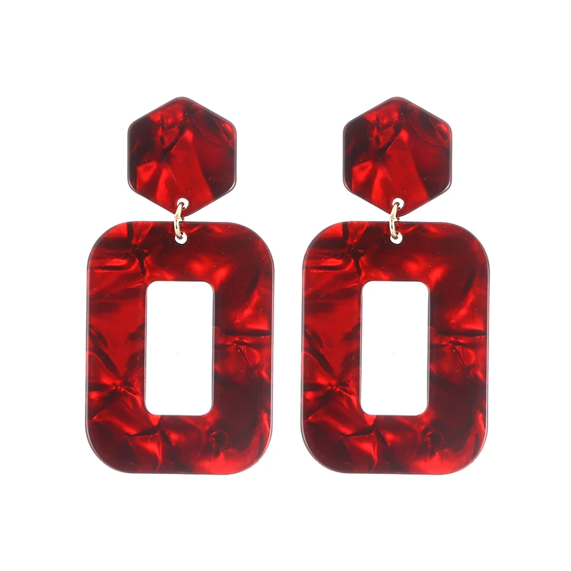 FISHPEACH Big ZA Statement Geometric Acetic Acid Acrylic Drop Earrings For Women Long Resin Square Earrings 2019 Acetate Brincos
FISHPEACH Big ZA Statement Geometric Acetic Acid Acrylic Drop Earrings For Women Long Resin Square Earrings 2019 Acetate Brincos