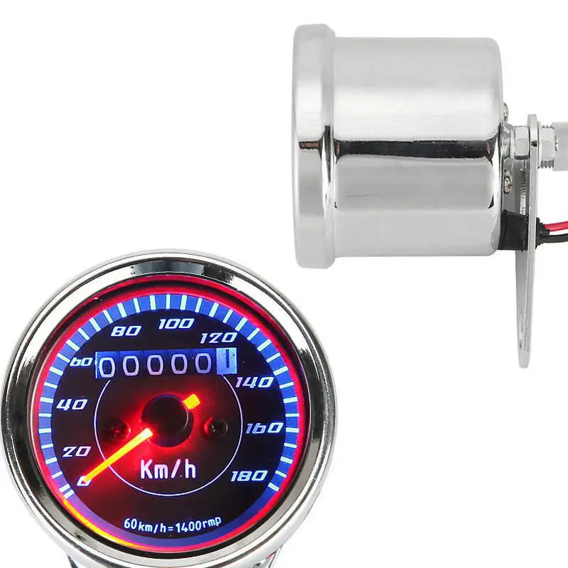 Motorcycle LED Backlit Dual Speedometer For Harley Dyna Sportster Softail Cafe Racer Cruiser/Yamaha V-Star XVS 650 1100 Custom
Motorcycle LED Backlit Dual Speedometer For Harley Dyna Sportster Softail Cafe Racer Cruiser/Yamaha V-Star XVS 650 1100 Custom