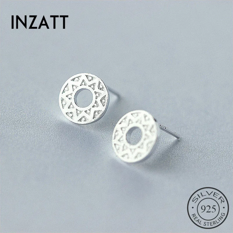 INZATT MInimalist Geometric Round Sunflower Stud Earrings For Men Trendy Earrings 925 Sterling Silver Fine Jewelry Accessories
INZATT MInimalist Geometric Round Sunflower Stud Earrings For Men Trendy Earrings 925 Sterling Silver Fine Jewelry Accessories