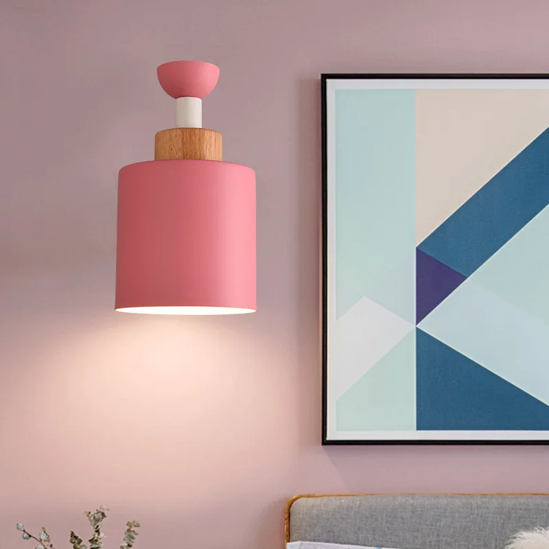 Scandinavian bedroom Art bedside Wall Lamp Circular Polychromatic Creative Lamps
Scandinavian bedroom Art bedside Wall Lamp Circular Polychromatic Creative Lamps
