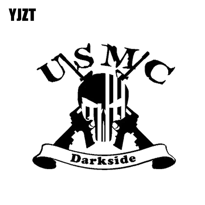 YJZT 15,4 см * 13,6 см USMC Темная сторона виниловая наклейка индивидуальная Автомобильная наклейка черный/серебристый цвет
YJZT 15,4 см * 13,6 см USMC Темная сторона виниловая наклейка индивидуальная Автомобильная наклейка черный/серебристый цвет