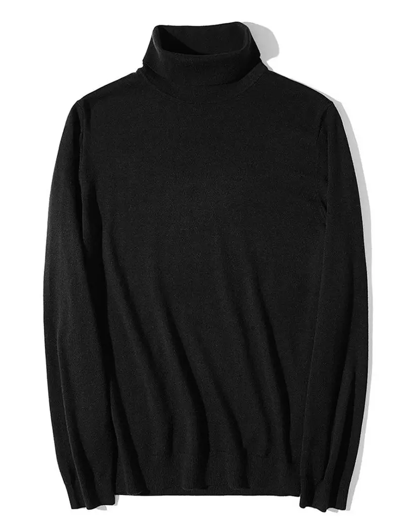 Brand MuLS Turtleneck Sweater Men Pullovers Spring Winter Thick High-Neck Male Sweater Jumpers Cotton Fleece Man knitwear Autumn 8