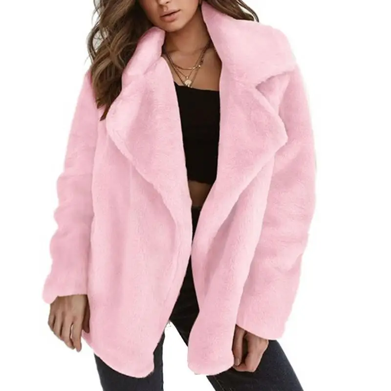 MISS M Women's Sexy Warm Plush Jacket High-Grade Lapel Slim Faux Fur Coat Ladies Knitted Thick Knit Long Sleeved Loose Overcoat
MISS M Women's Sexy Warm Plush Jacket High-Grade Lapel Slim Faux Fur Coat Ladies Knitted Thick Knit Long Sleeved Loose Overcoat