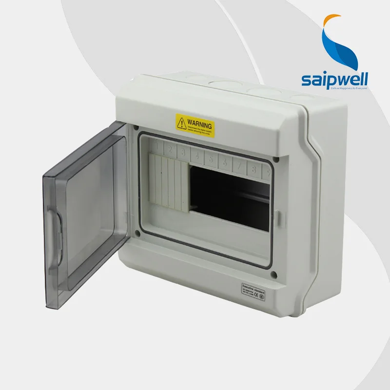 Saipwell 2014 Hot Waterproof Distribution Box Clear cover Distribution Box IP66 9 ways Circuit Breakers Box GDB-09 High Quality
Saipwell 2014 Hot Waterproof Distribution Box Clear cover Distribution Box IP66 9 ways Circuit Breakers Box GDB-09 High Quality