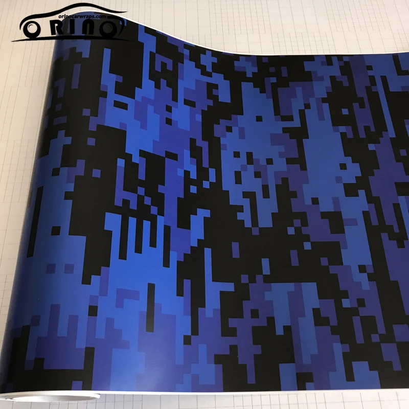 Blue Digital Vinyl Film Sticker-1