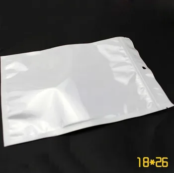 18*26cm White/Clear Valve Resealable Zipper Plastic Retail Packaging Poly Bag, Zip Lock Bag Retail Package W/ Hang Hole
18*26cm White/Clear Valve Resealable Zipper Plastic Retail Packaging Poly Bag, Zip Lock Bag Retail Package W/ Hang Hole