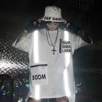 Harajuku Hip Hop Skateboard Tshirt Streetwear Men Reflective Dance T Shirt Males Casual T Shirt Cotton Tees T-shirts For Boys
Harajuku Hip Hop Skateboard Tshirt Streetwear Men Reflective Dance T Shirt Males Casual T Shirt Cotton Tees T-shirts For Boys