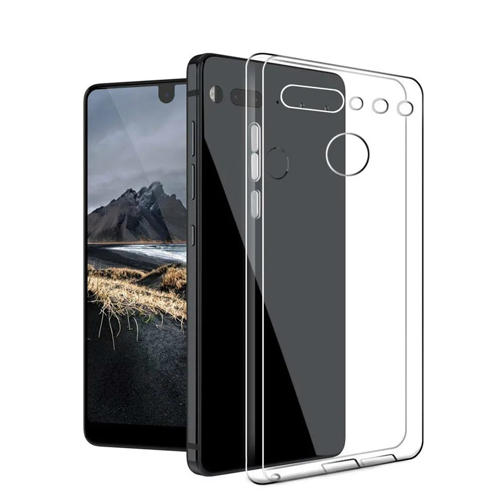 Transparent Clear Case Soft TPU Silicone Back Cover Case For Essential Phone PH1 PH-1 Shockproof Cases for essential Cover
Transparent Clear Case Soft TPU Silicone Back Cover Case For Essential Phone PH1 PH-1 Shockproof Cases for essential Cover