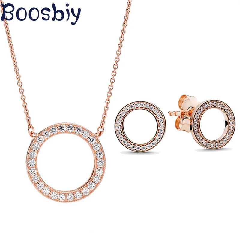 Boosbiy High Quality Jewelry Sets for Women Round Cubic Zircon Brand Necklace/Earrings Jewelry Sets Wholesale Valentine Gift
Boosbiy High Quality Jewelry Sets for Women Round Cubic Zircon Brand Necklace/Earrings Jewelry Sets Wholesale Valentine Gift