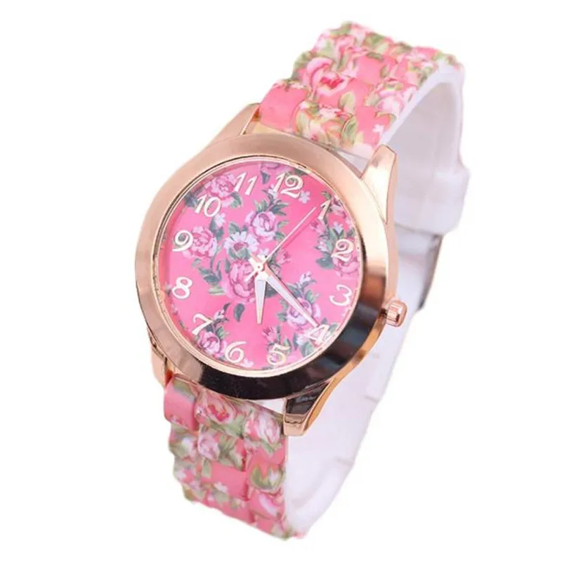 Hot Sale Unique Charming Popular Fashion Women Leisure Time Rose Analog Hour Silica Gel Wrist Watch relogio feminino #160717
Hot Sale Unique Charming Popular Fashion Women Leisure Time Rose Analog Hour Silica Gel Wrist Watch relogio feminino #160717