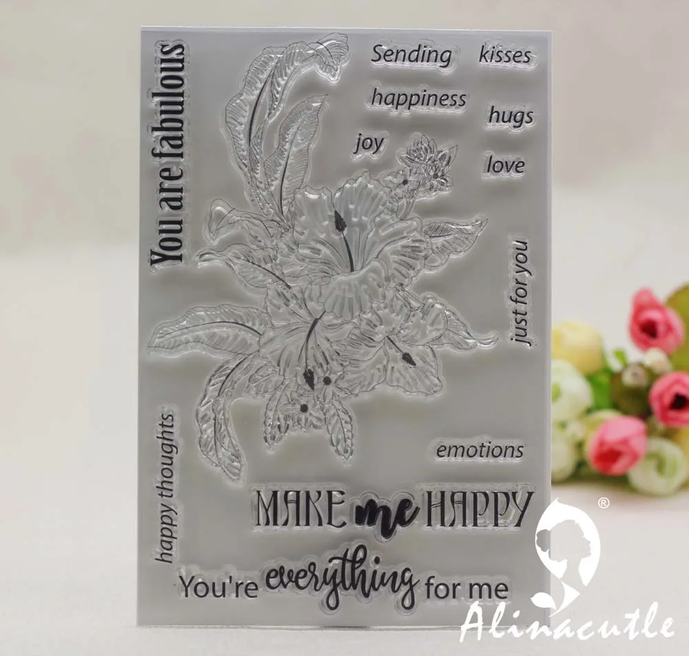 AlinaCraft CLEAR STAMPS metal cutting die floral flowers Scrapbooking Card paper craft silicon rubber roller transparent stamp
AlinaCraft CLEAR STAMPS metal cutting die floral flowers Scrapbooking Card paper craft silicon rubber roller transparent stamp