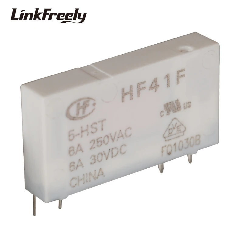 HF41F 5-HST 4 Pin PCB Micro Voltage Relay Switch Module 5VDC Input 250VAC/30VDC 6A Output,Smart Auto Electromagnetic Relay Bank
HF41F 5-HST 4 Pin PCB Micro Voltage Relay Switch Module 5VDC Input 250VAC/30VDC 6A Output,Smart Auto Electromagnetic Relay Bank