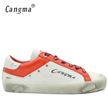 CANGMA Italian Designer Casual Vintage Shoes Men Sneakers White Red Autumn Breathable Genuine Leather Male Leisure Shoes Uomo
CANGMA Italian Designer Casual Vintage Shoes Men Sneakers White Red Autumn Breathable Genuine Leather Male Leisure Shoes Uomo