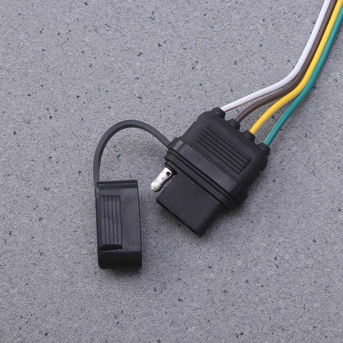 Прочный 4 провод плоский кабель удлинитель Way разъем розетка для прицепа|Сцепные