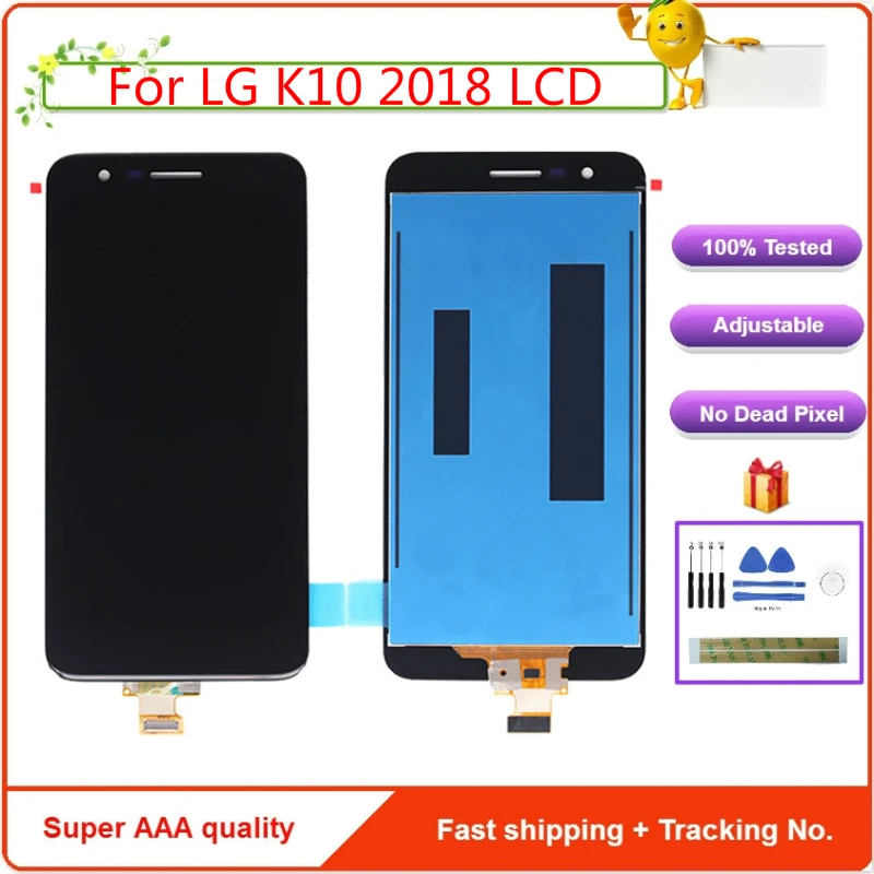 5.3" for LG k10 2018 K11 LCD Display with Touch Screen for LG K10 2018 Pantalla with Digitizer Assembly Repair Replacement +Tool
5.3" for LG k10 2018 K11 LCD Display with Touch Screen for LG K10 2018 Pantalla with Digitizer Assembly Repair Replacement +Tool