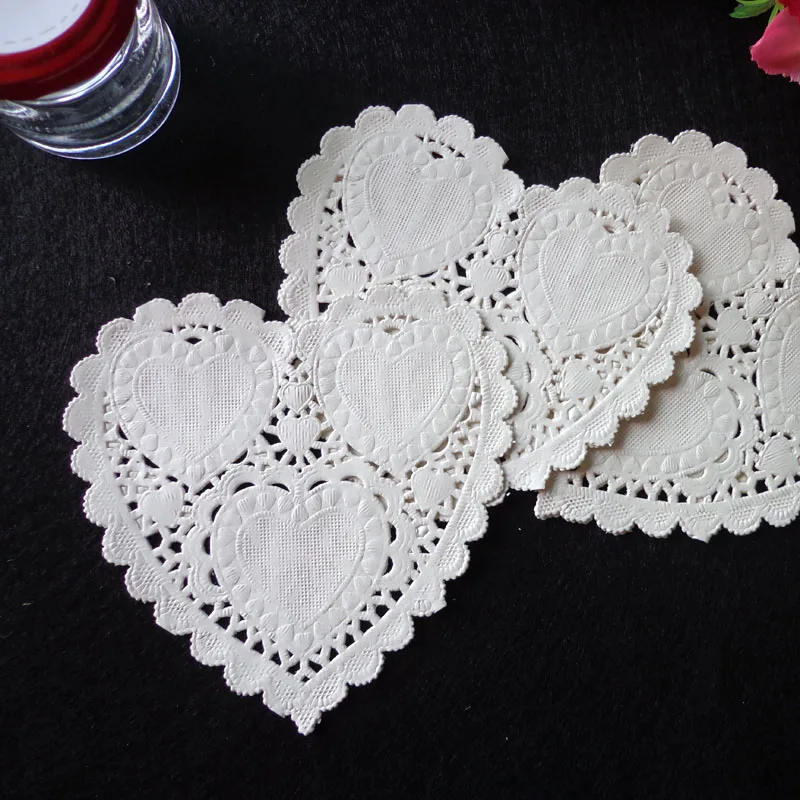 800pcs 4 inch 10cm Heart Shape Romantic White Embossed Party Bake Paper Doily Cake Doilies For Party Favor Deco Good Price
800pcs 4 inch 10cm Heart Shape Romantic White Embossed Party Bake Paper Doily Cake Doilies For Party Favor Deco Good Price