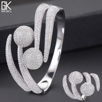 GODKI Luxury Disco Ball African Nigerian Bangle Ring Sets Indian Jewelry Sets For Women Wedding brincos para as mulheres
GODKI Luxury Disco Ball African Nigerian Bangle Ring Sets Indian Jewelry Sets For Women Wedding brincos para as mulheres