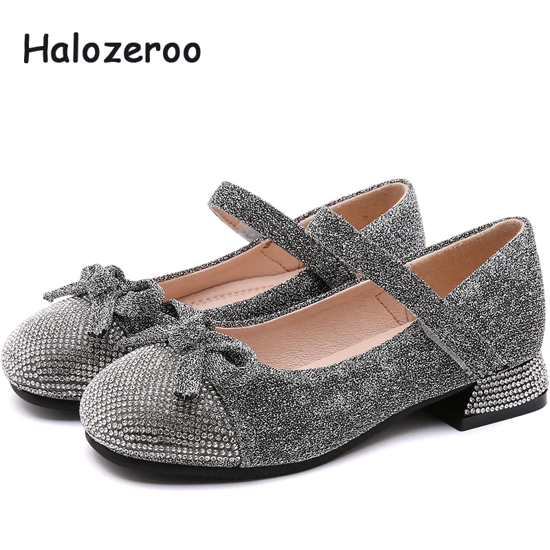 Spring New Baby Girls Rhinestone Shoes Children Bow Fashion Heels Kids Black Brand Shoes Glitter Shoes Princess Mary Jane 2019
Spring New Baby Girls Rhinestone Shoes Children Bow Fashion Heels Kids Black Brand Shoes Glitter Shoes Princess Mary Jane 2019