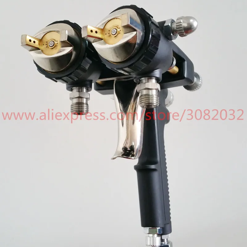 Nano Chrome Dual Head Pneumatic Sprayer Hot On Sales ,Double Nozzle Spray Gun ,Professional Painting Tools
Nano Chrome Dual Head Pneumatic Sprayer Hot On Sales ,Double Nozzle Spray Gun ,Professional Painting Tools