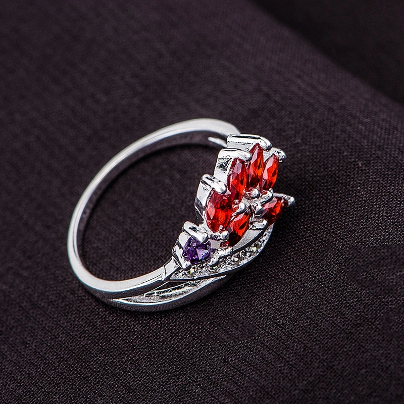 Wholesale silver ring, silver fashion jewelry, red inlaid graceful /chxakzea dzfamqma LQ-R572
Wholesale silver ring, silver fashion jewelry, red inlaid graceful /chxakzea dzfamqma LQ-R572