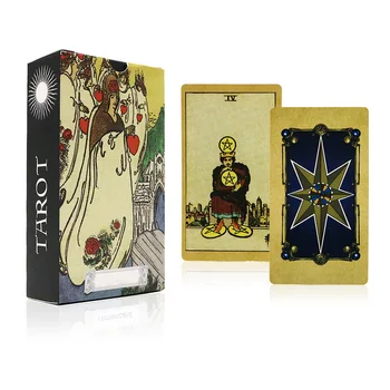 2018 hot classical tarot cards deck full English version for personal divination cards game
2018 hot classical tarot cards deck full English version for personal divination cards game