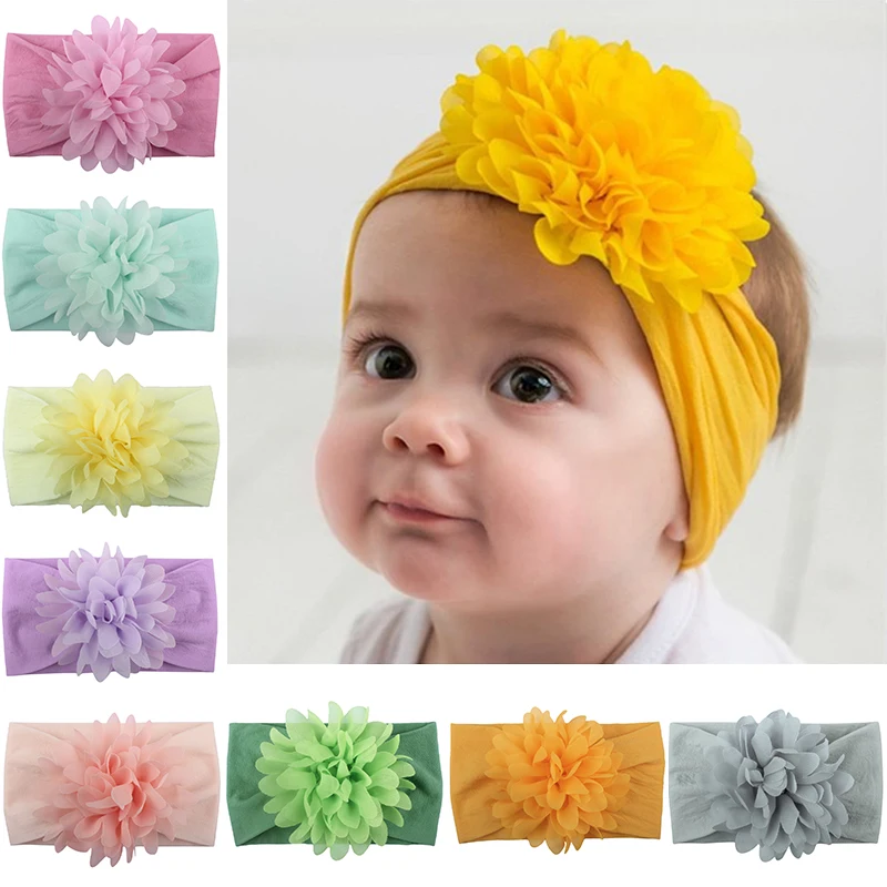 Sale Cute Baby Elastic Hair Band Chiffon Flower Newborn Headband Solid color Girls Kids Infant Bow Turban Hair Accessories
Sale Cute Baby Elastic Hair Band Chiffon Flower Newborn Headband Solid color Girls Kids Infant Bow Turban Hair Accessories