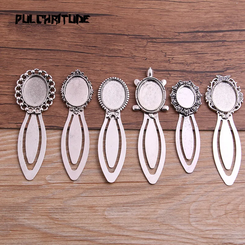 PULCHRITUDE 2pcs Antique Silver Cameo Mix 6 style Steel Bookmarks Oval Cabochon Settings Jewelry Blank Charm
PULCHRITUDE 2pcs Antique Silver Cameo Mix 6 style Steel Bookmarks Oval Cabochon Settings Jewelry Blank Charm
