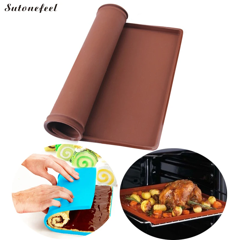 Silicone Baking Mat Multifunction Cake Pad Silicone Oven Mat Swiss Rolling Mat Oven liner Silicone Baking Tools
Silicone Baking Mat Multifunction Cake Pad Silicone Oven Mat Swiss Rolling Mat Oven liner Silicone Baking Tools