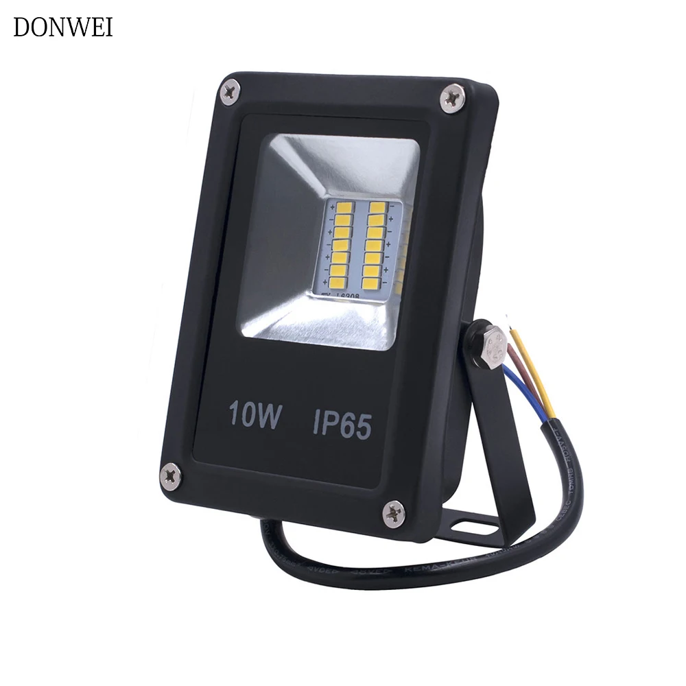

DONWEI LED Flood Light 10W Floodlight IP65 Waterproof AC 220V LED Spotlight LED Outdoor Floodlights Professional Lighting