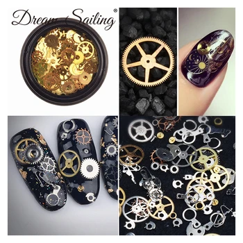 1 Box Steampunk Nail Art Decorations Ultra Thin Wheel Gear 3D Decoration Steam Punk Metal Manicure Nail Studs Accessories
1 Box Steampunk Nail Art Decorations Ultra Thin Wheel Gear 3D Decoration Steam Punk Metal Manicure Nail Studs Accessories