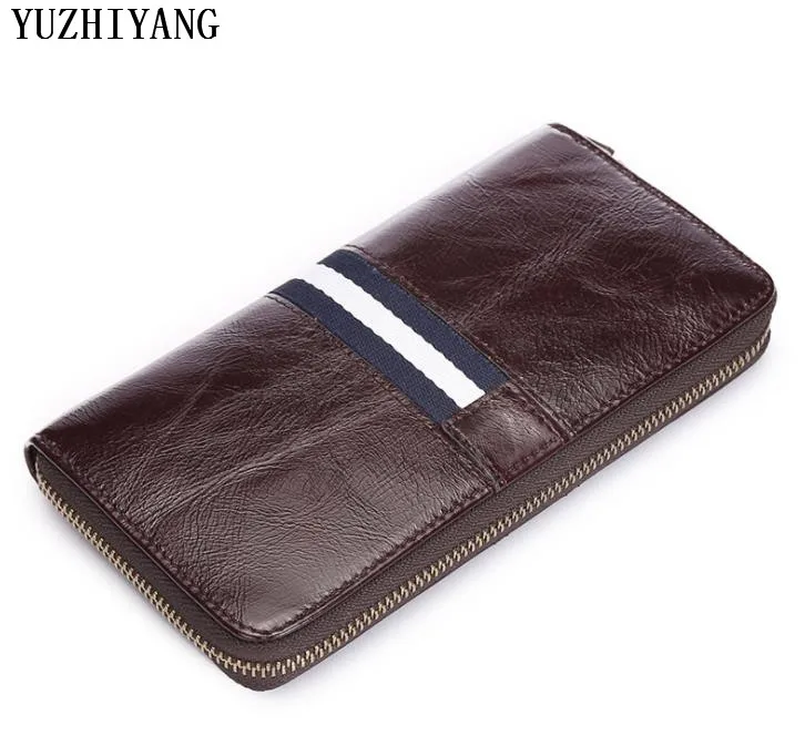 high quality men wallet long leather genuine with zipper brown black oil wax purse long man purse wallets vitage wallets man
high quality men wallet long leather genuine with zipper brown black oil wax purse long man purse wallets vitage wallets man