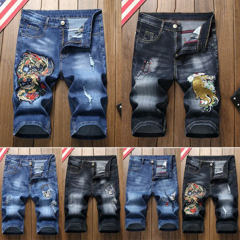 New Men Denim shorts Short Jeans Destroyed Pants Short Pant embroidery Trouser Short Mens Short Jeans Midi Jeans Short Trouser
New Men Denim shorts Short Jeans Destroyed Pants Short Pant embroidery Trouser Short Mens Short Jeans Midi Jeans Short Trouser