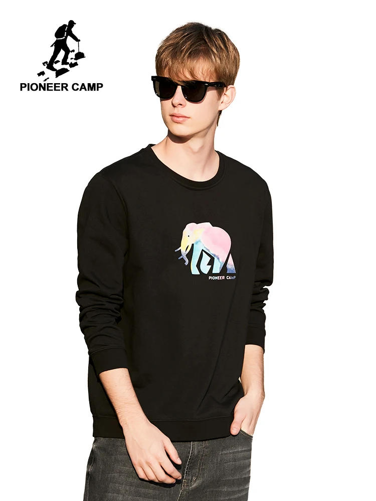 Pioneer Camp Colorful Elephant Printed Male Sweatshirts Casual Cotton Spring Men Tops Crewneck Long Sleeve tops AWY906145
Pioneer Camp Colorful Elephant Printed Male Sweatshirts Casual Cotton Spring Men Tops Crewneck Long Sleeve tops AWY906145