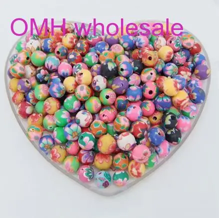 OMH wholesale 100pcs 6 8 10 12mm Polymer Clay Ceramic Spacer Loose Beads Size For Jewelry Making ZL654
OMH wholesale 100pcs 6 8 10 12mm Polymer Clay Ceramic Spacer Loose Beads Size For Jewelry Making ZL654
