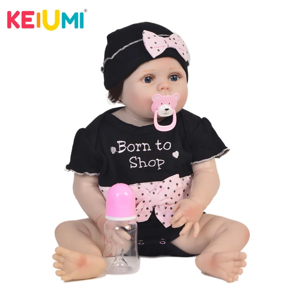 57 cm Looks Real Newborn bebe Dolls Baby Toy Wholesale Full Silicone Vinyl Reborn Babies Girl Doll For Menina Christmas Gifts
57 cm Looks Real Newborn bebe Dolls Baby Toy Wholesale Full Silicone Vinyl Reborn Babies Girl Doll For Menina Christmas Gifts