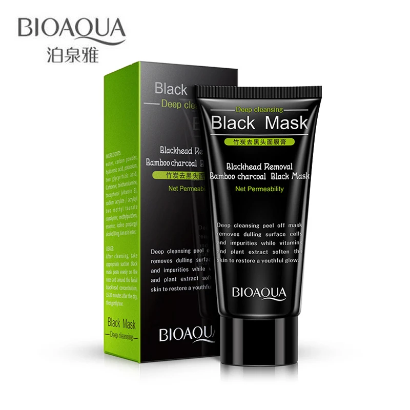 BIOAQUA Blackhead Removal Bamboo charcoal Oil-control Black Mask Deep Cleansing Peel Off Nose Mask Face Makeup Primer Cosmetic
BIOAQUA Blackhead Removal Bamboo charcoal Oil-control Black Mask Deep Cleansing Peel Off Nose Mask Face Makeup Primer Cosmetic
