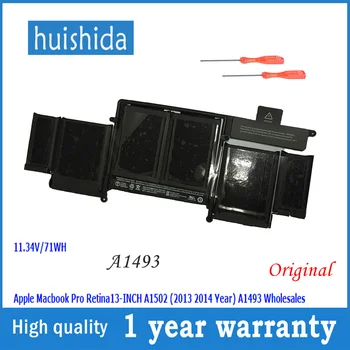 11.34 V 71.8Wh A1493 New original Laptop battery for Apple MacBook Pro 13 " A1502 (2013 year)"MC226 */A MC226CH/A
11.34 V 71.8Wh A1493 New original Laptop battery for Apple MacBook Pro 13 " A1502 (2013 year)"MC226 */A MC226CH/A