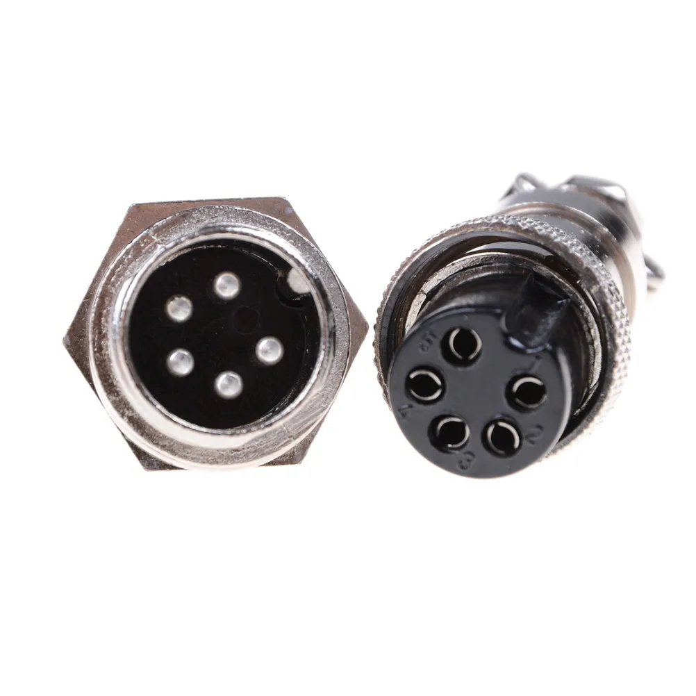 Circular Aviation Connector Socket Plug 1Pair GX16 2/3//5/6/7/8 Pin 16MM Male & Female Wire Panel Connector
Circular Aviation Connector Socket Plug 1Pair GX16 2/3//5/6/7/8 Pin 16MM Male & Female Wire Panel Connector