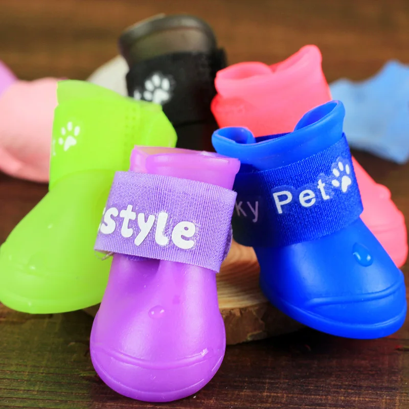 Candy Colors Pet Dog Rain Shoes Waterproof Rubber Puppy Boots For Small Animals S M L
Candy Colors Pet Dog Rain Shoes Waterproof Rubber Puppy Boots For Small Animals S M L