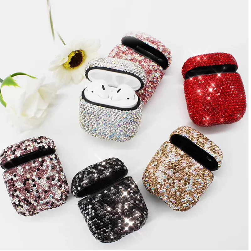 Luxury Diamond Crystal Case for Apple AirPods Case Accessories Wireless Bluetooth Earphone Protective Cover Bag Shell Girl Case
Luxury Diamond Crystal Case for Apple AirPods Case Accessories Wireless Bluetooth Earphone Protective Cover Bag Shell Girl Case