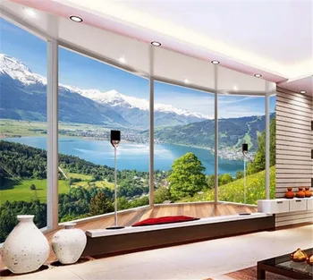 Mural Paper's most beautiful European balcony forest grass landscape 3d Wall paper decoration advanced Print Wallpaper
Mural Paper's most beautiful European balcony forest grass landscape 3d Wall paper decoration advanced Print Wallpaper