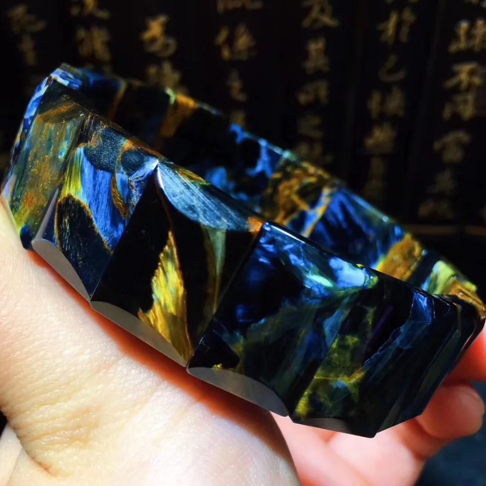 Natural Blue Pietersite Bangle Bracelet Namibia Gemstone Barrel 19x14x6.3mm Rectangle Bead Woman Man Love Gift Bracelets AAAAA
Natural Blue Pietersite Bangle Bracelet Namibia Gemstone Barrel 19x14x6.3mm Rectangle Bead Woman Man Love Gift Bracelets AAAAA