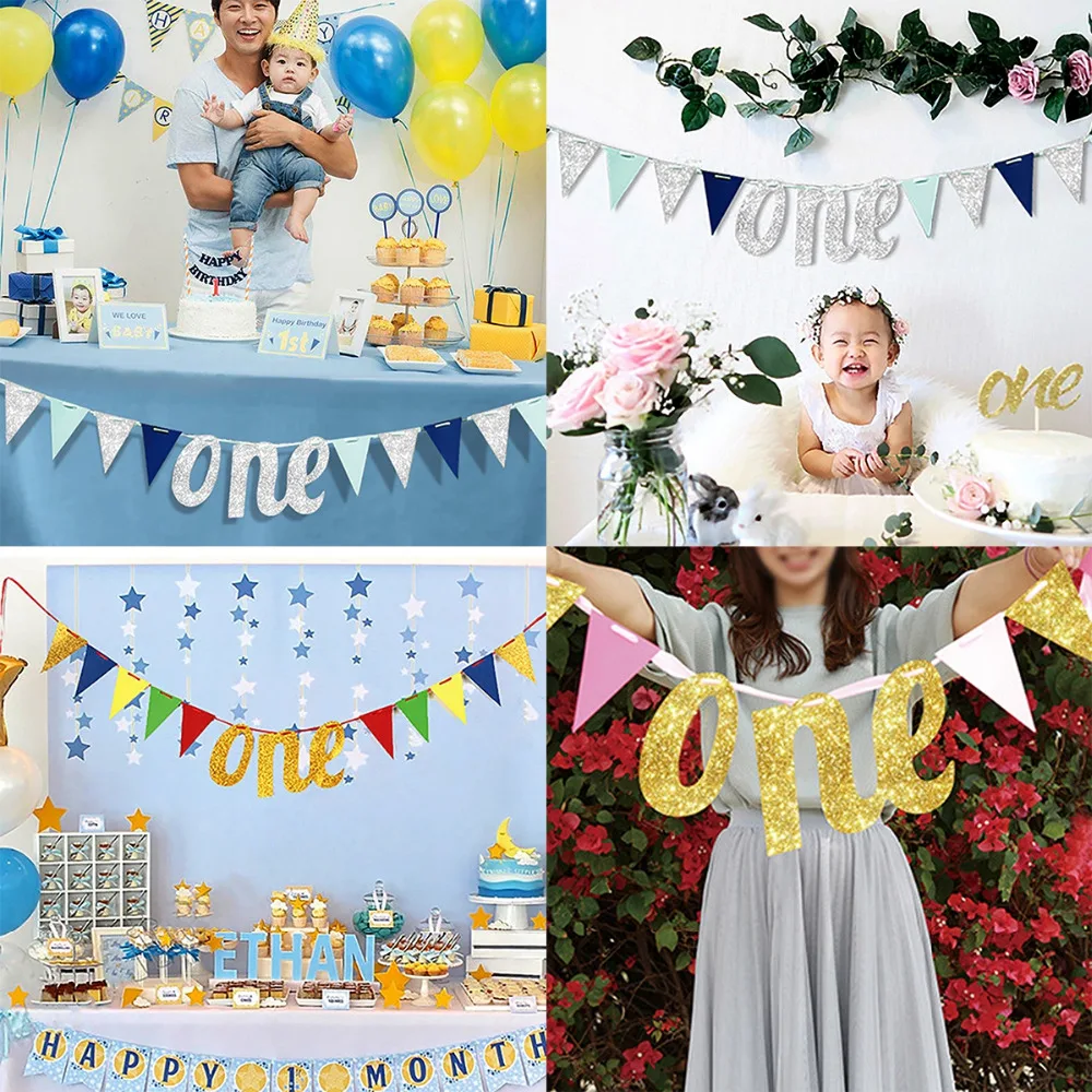QIFU 1pcs First Birthday Banner Silver Pink ONE Year 1st Birthday Party Garland Boy Girl I AM ONE Happy Birthday Banner Paper
QIFU 1pcs First Birthday Banner Silver Pink ONE Year 1st Birthday Party Garland Boy Girl I AM ONE Happy Birthday Banner Paper